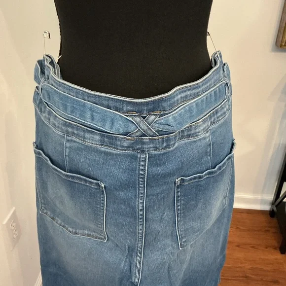 SKINN Men's Bootcut Jeans in Classic Blue Skinny Flare EXTRA HIGH WAIST